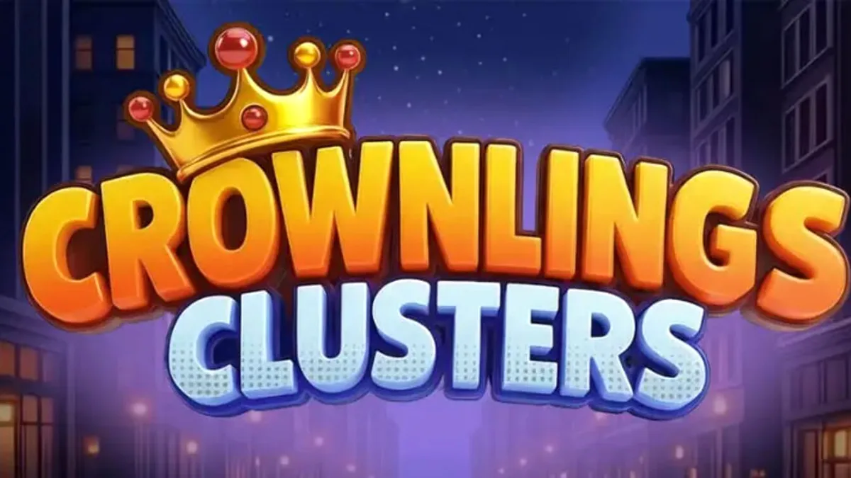 Personagens blobby coloridos e neon em Crownlings Clusters