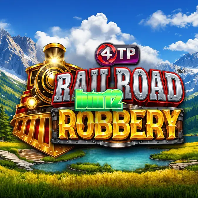 Interface do jogo Railroad Robbery com o trem acima dos rolos